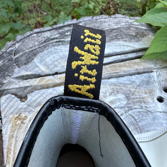 Dr. Martens 1460 White Leather 8 Eye Combat Boots Women’s 5 EU36 NO INSOLES Punk - Picture 10 of 13